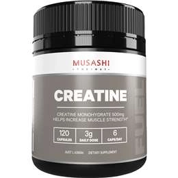 Musashi Creatine Capsules  120 Pack