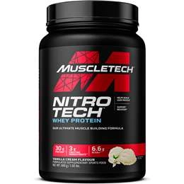 Muscle Tech Nitro Tech Whey Protein Vanilla Cream Flavour 680g