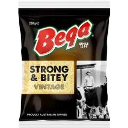 Bega Strong & Bitey Grated Cheese  250g