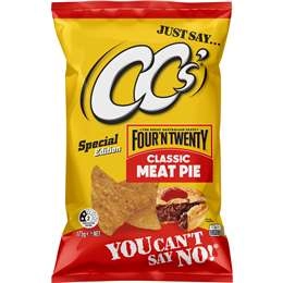 Cc's Four'n Twenty Corn Ships Classic Meat Pie 175g