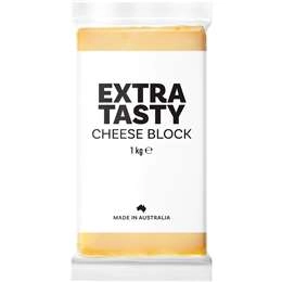 White Label Extra Tasty Cheese Block  1kg