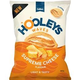 Calbee Hooleys Waves Supreme Cheese Flavour 95g