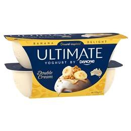 Danone Ultimate Yoghurt Banana Delight 115g X 4 Pack