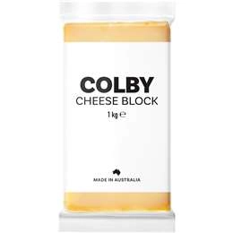 White Label Colby Cheese Block  1kg