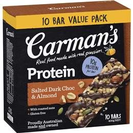 Carman's Protein Darkchocalmond 10 Pack 400g