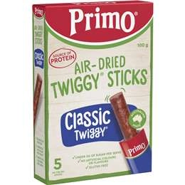 Primo Air Dried Twiggy Sticks Classic 5 Pack 100g