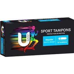 U By Kotex Sport Tampons Regular Regular 16 Pack