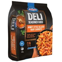 Birds Eye Deli Seasoned Sides Honey Glazed Baby Carrots 600g