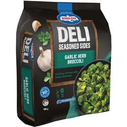 Birds Eye Deli Seasoned Sides Garlic Herb Broccoli 500g