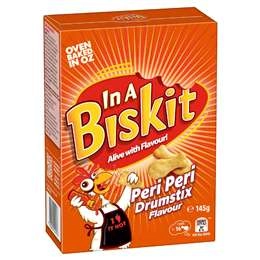 In A Biskit Peri Peri Drumstix Flavour Crackers 145g