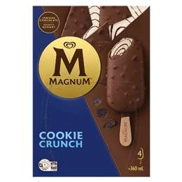 Magnum Cookie Crunch  4 Pack