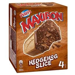 Peters Maxibon Hedgehog Slice  4 Pack