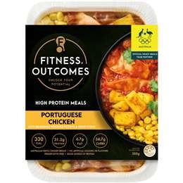 Fitness Outcomes Portuguese Chicken With Roasted Potato & Sweet Corn 350g