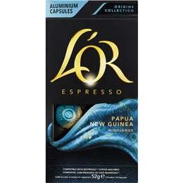 L'or Espresso Papua New Guinea Intensity 7 Coffee Capsules 10 Pack