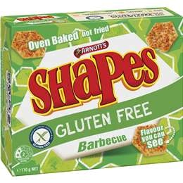 Arnott's Gluten Free Shapes Barbecue  110g