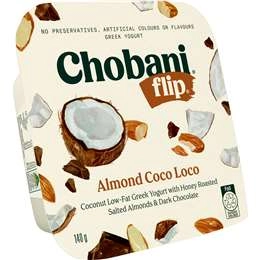 Chobani Flip Greek Yogurt Almond Coco Loco 140g