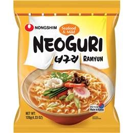 Nongshim Neoguri Ramyun Mild 5 Pack 120g