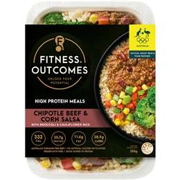 Fitness Outcomes Chipotle Beef & Corn Salsa  350g