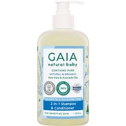 Gaia Natural Baby 2-in-1 Shampoo & Conditioner 500ml