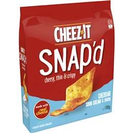 Cheez It Snap'd Sour Cream & Onion  185g