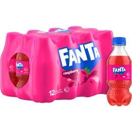 Fanta Raspberry Bottles  300ml X 12 Pack