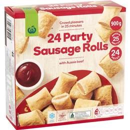 Woolworths Party Sausage Rolls  24 Pack