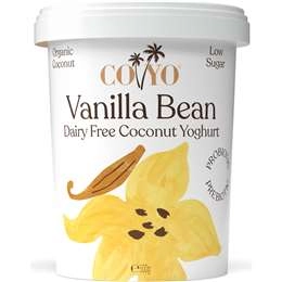 Coyo Dairy Free Yoghurt Probiotic Low Sugar Vanilla Bean 500g