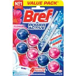 Bref Power Active Toilet Cleaner Fresh Flowers 2 Pack