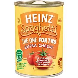 Heinz Spaghetti Extra Cheesy Pasta Canned Spaghetti 300g