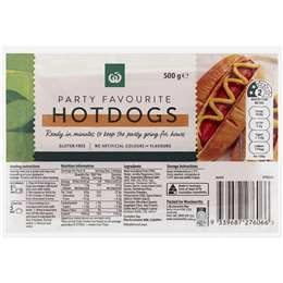 Woolworths Hotdogs  500g