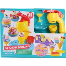 Playgo Ice Cream Delight Dough Set 12 Piece Each