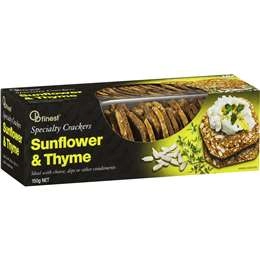 Ob Finest Sunflower & Thyme Specialty Cracker 150g