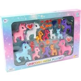  Unicorn Mega Playset 41 Pieces  Each