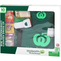 Woolworths Mini Supermarket Cashier Dress Up Set Each