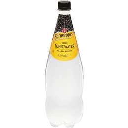 Schweppes Indian Tonic Water Classic Mixers Bottle 1.1l