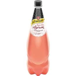 Schweppes Zero Sugar Agrum Citrus Blend Soft Drink Bottle 1.1l