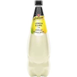 Schweppes Lemon Lime Natural Mineral Water Bottle 1.1l