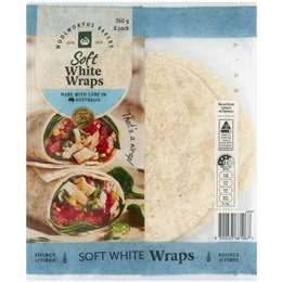 Woolworths White Wrap  8 Pack