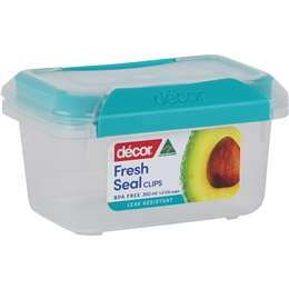 Decor Fresh Seal Clips Container Oblong 350ml