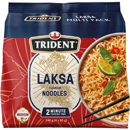 Trident Instant Noodles Laksa Flavoured 340g