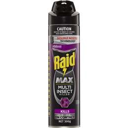 Raid Max Multi Insect Killer Double Nozzle Spray 300g