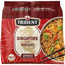 Trident Instant Noodles Singapore Flavoured 340g