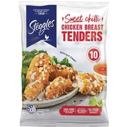 Steggles Chicken Breast Tenders Sweet Chilli 1kg