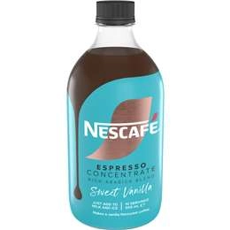 Nescafe Espresso Concentrate Sweet Vanilla Liquid Coffee 500ml