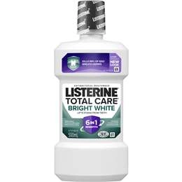 Listerine Bright White Multi Action Whitening Mouthwash 500ml