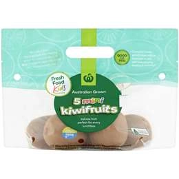 Woolworths Kiwifruit Green Kids  5 Pack