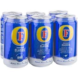 Foster's Classic Lager Cans 375ml X 6 Pack