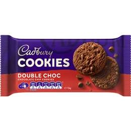 Cadbury Double Choc Cookies 156g