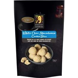 Byron Bay Cookies White Choc Macadamia Cookie Bites 100g