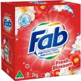 Fab Laundry Washing Powder Fresh Blossoms 2kg